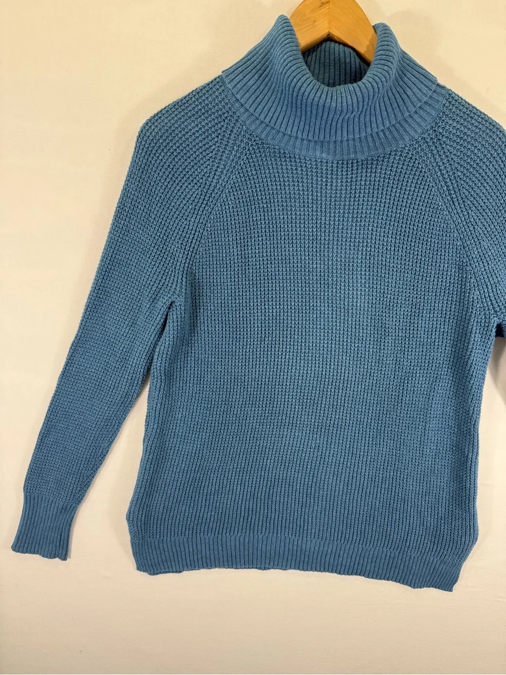 J. Crew Sky Blue Turtleneck Knit Sweater